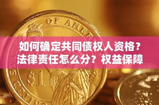 北京如何确定共同债权人资格？法律责任怎么分？权益保障技巧揭秘！